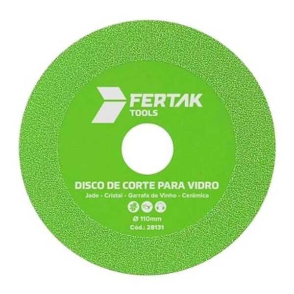 DISCO DE CORTE PARA VIDRO 115 MM FERTAK