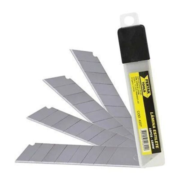 LAMINA PARA ESTILETES 10PCS 18MM FERTAK