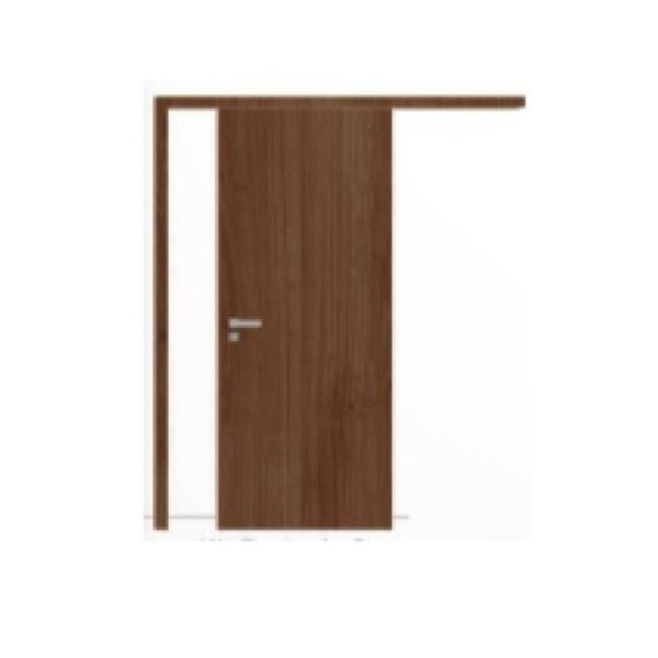 KIT PORTA CORRER 210X70 UV MOGNO FITADA COMEIA MADELAR