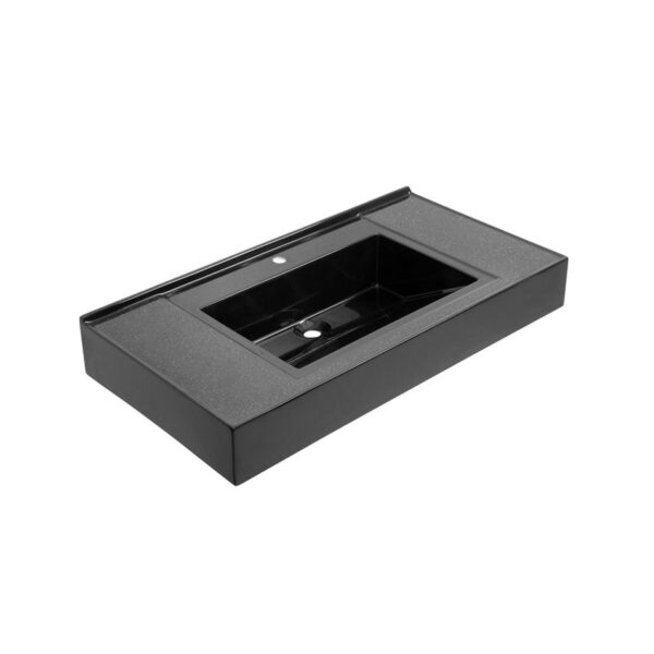 LAVATORIO PINA 80CM PRETO SHIMMER CORSO