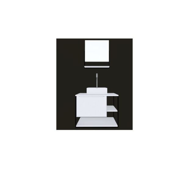 GABINETE BETEL BRANCO 80CM REAL METAIS