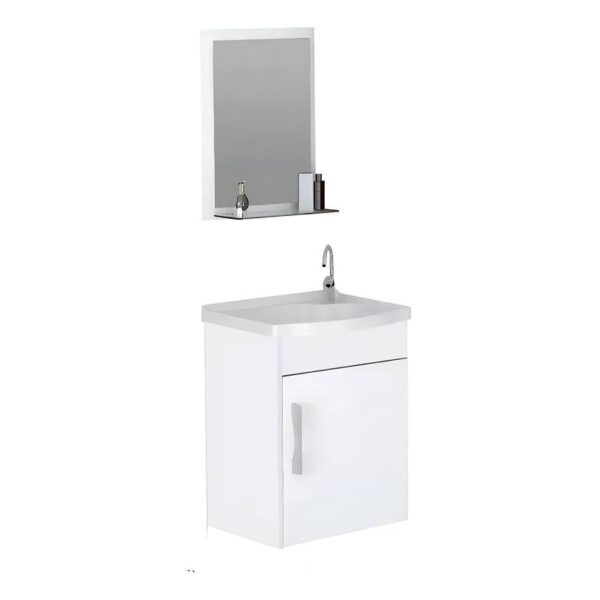 GABINETE C/ BALCAO TURIM NOBILE BRANCO 65CM REAL METAIS