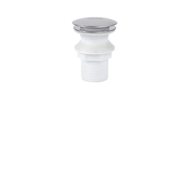VALVULA LAVATORIO PLASTICO CROMADA CLICK 1.1/4 PADOVA