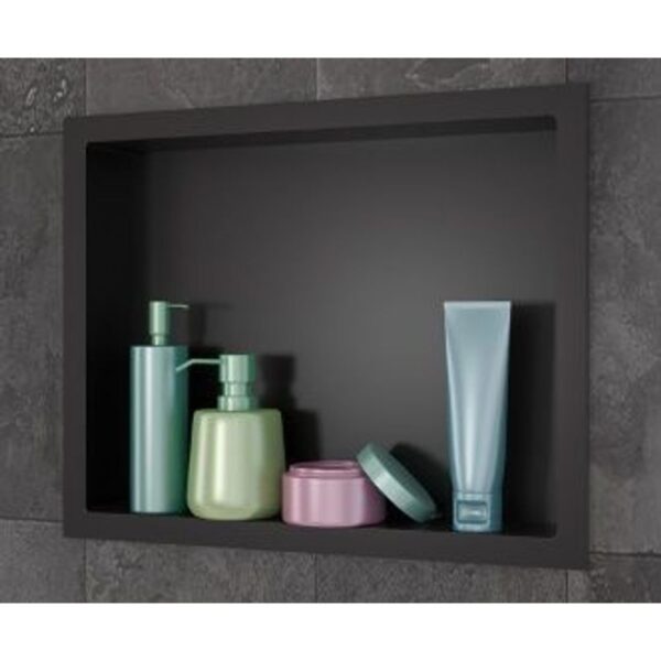 NICHO DE EMBUTIR 30X40CM PRETO ESTRELA