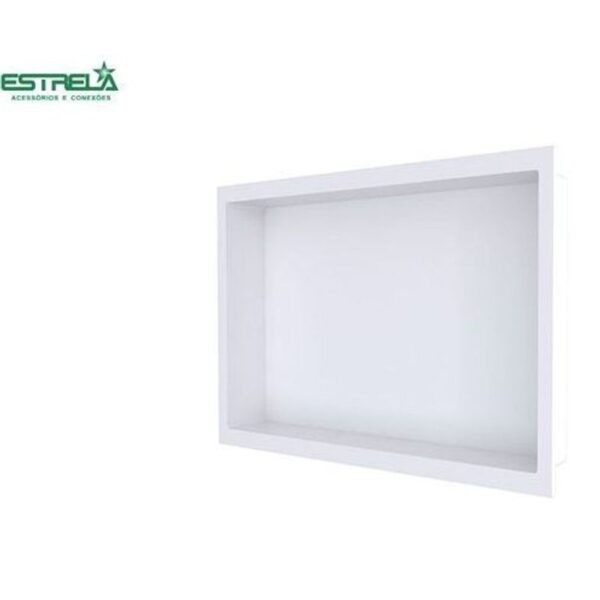 NICHO DE EMBUTIR 30X60CM BRANCO ESTRELA