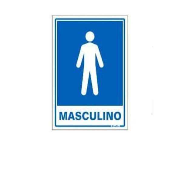 PLACA PS 15X20CM PROCEDIMENTO SANITARIO MASCULINO SINALIZE