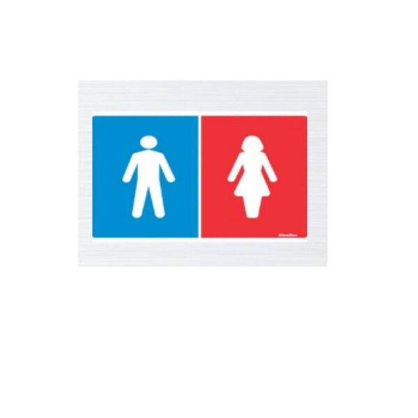 PLACA PS 15X20CM FEMININO / MASCULINO SINALIZE