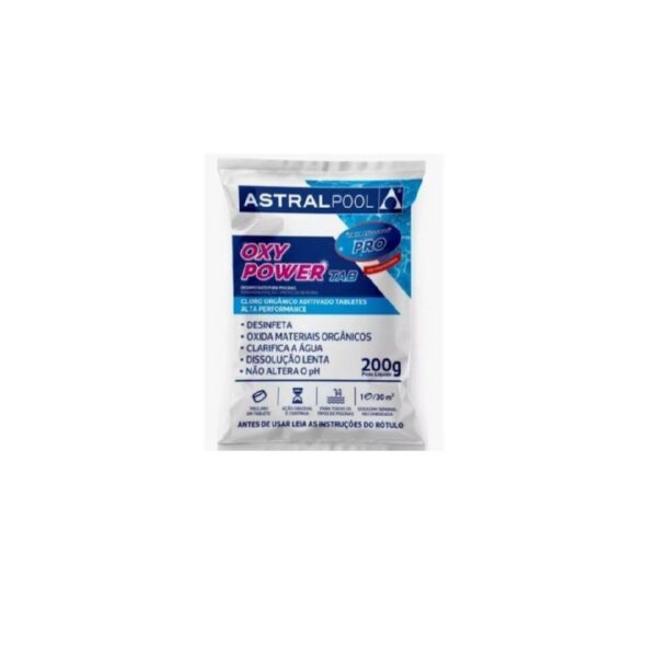 CLORO OXYPOWER TABLETES ASTRALPOOL 200 GR FLUYDRA