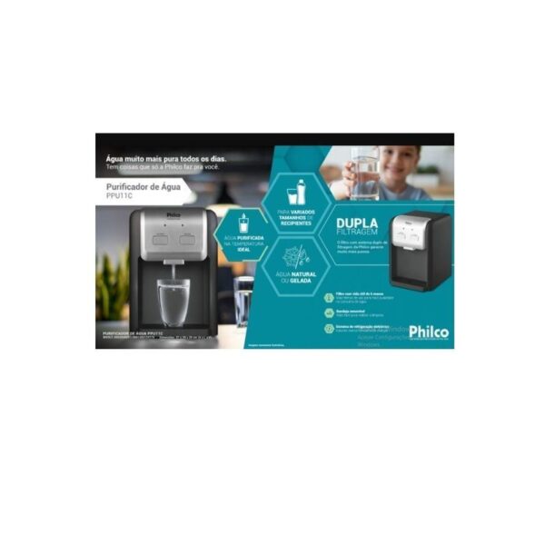 PURIFICADOR DE AGUA PPU11C CINZA PHILCO