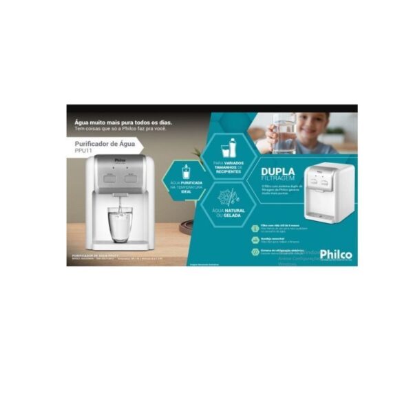 PURIFICADOR DE AGUA PPU11 BRANCO PHILCO