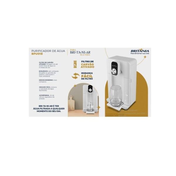 PURIFICADOR DE AGUA BPU01B BRANCO BRITANIA