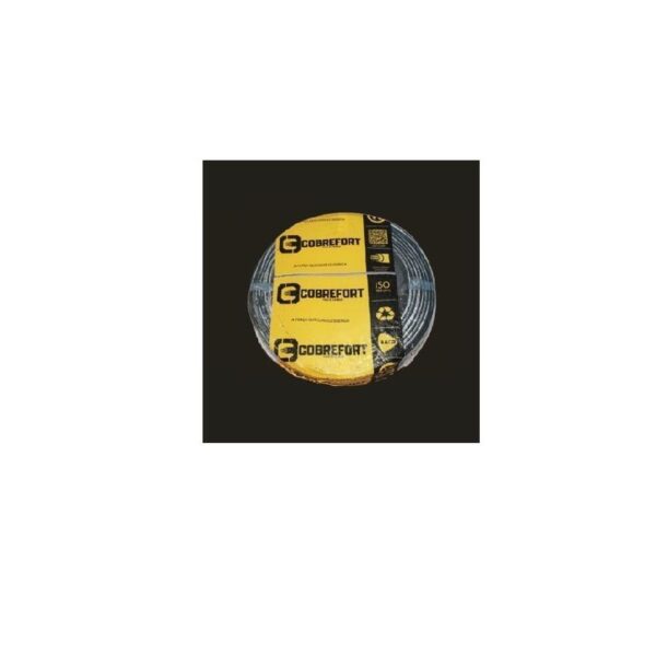 CABO FLEXFORT 4,00MM 450/750V C/ 100MT PRETO COBREFORT