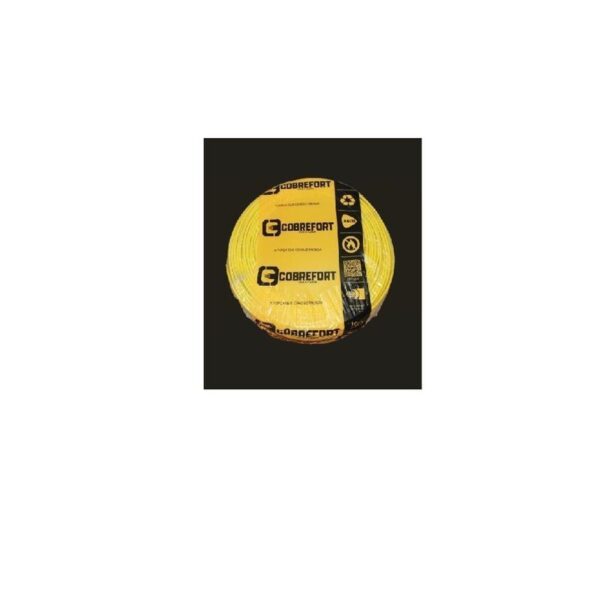 CABO FLEXFORT 4,00MM 450/750V C/100MT AMARELO COBREFORT
