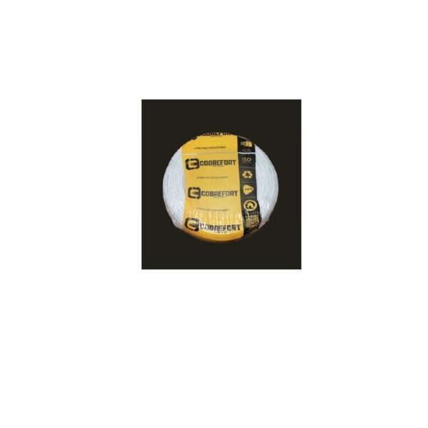 CABO FLEXFORT 6,00MM 450/750V C/ 100MT BRANCO COBREFORT