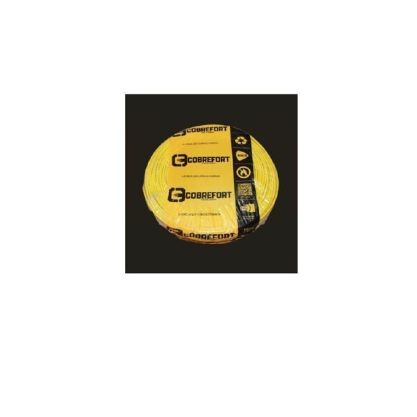 CABO FLEXFORT 10,00MM 450/750V C/ 100MT AMARELO COBREFORT
