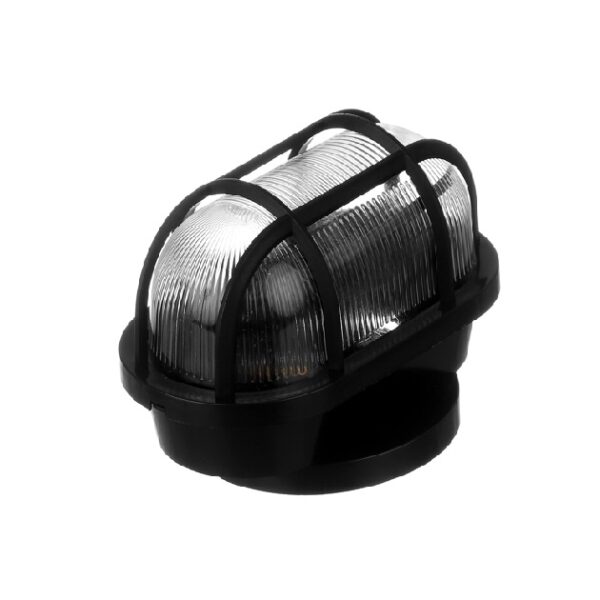 LUMINARIA TARTARUGA OVAL PRETA EXTRALUZ