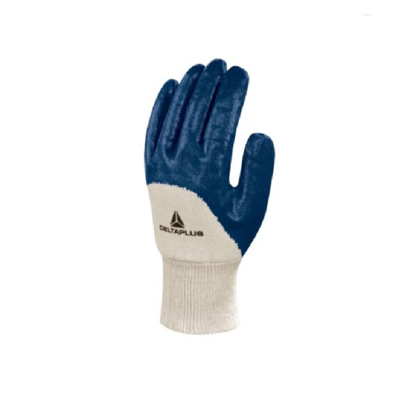 LUVA MECANICA NITRILO AZUL DORSO FRESCO T9 DELTA PLUS