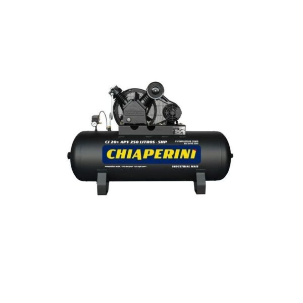 COMPRESSOR AR 20PCM 250L MOT.TRIF 5HP 220/380V IP21 CHIAPERINI
