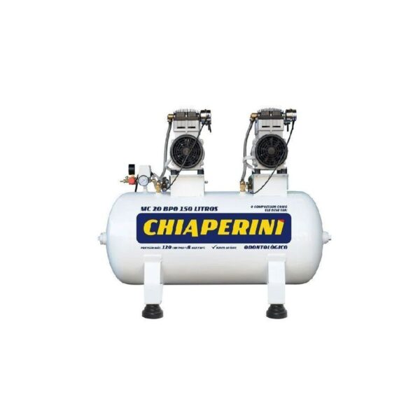 MOTOCOMPRESSOR ODONTO 20 BPO 150L S/OLEO 2-2HP 220V CHIAPERINI