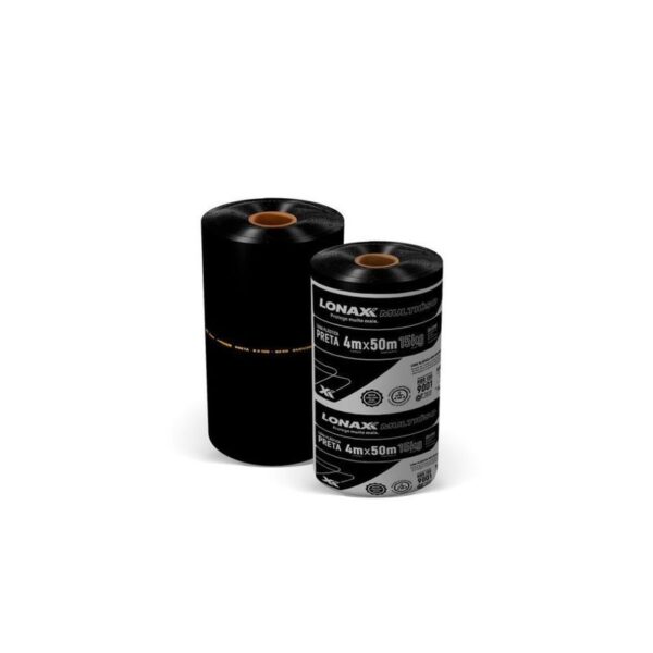 LONA PRETA 4 X 50 - 15 KG LEVE LONAX