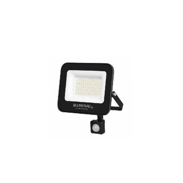 REFLETOR LED PRO SENSOR IP66 50W 6500K RET 160MM BLUMENAU