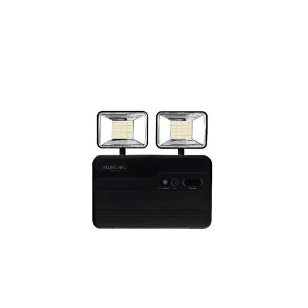 LUMINARIA LED EMERG SOB 2F 10W 6.500K PT FRIO BIV BLUMENAU
