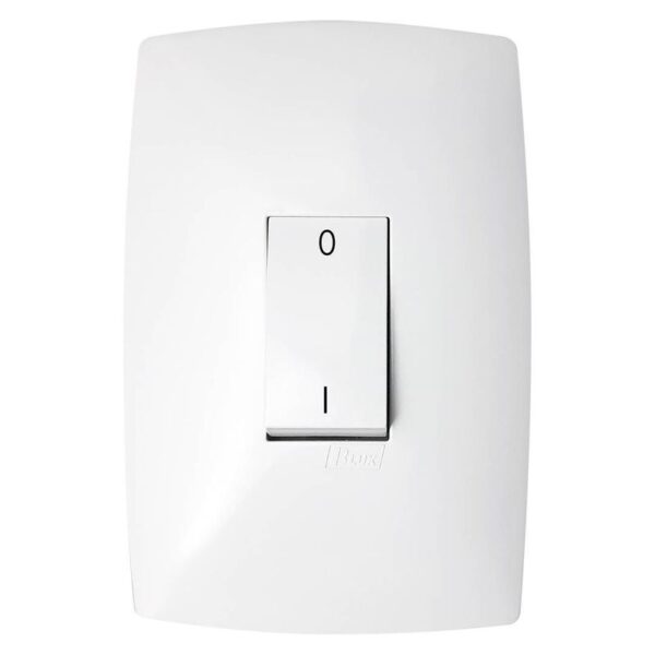 CONJUNTO 1 INTERRUPTOR BIPOLAR HOME BCO B.LUX