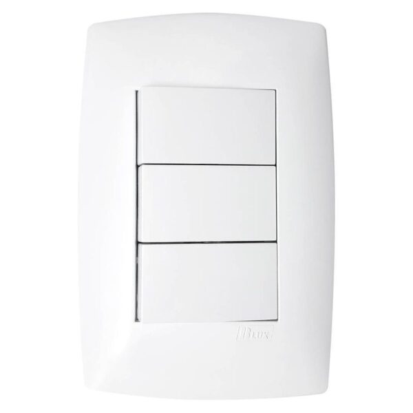 CONJUNTO 3 INTERRUPTOR PARALELO HOME BCO B.LUX