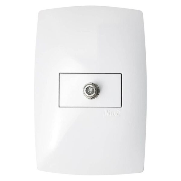 CONJUNTO ANTENA TV 4X2 C/ PLACA HOME B.LUX