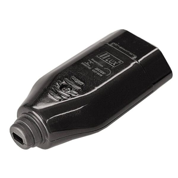 PLUGUE FEMEA 180 2P+T 20A PRETA B.LUX