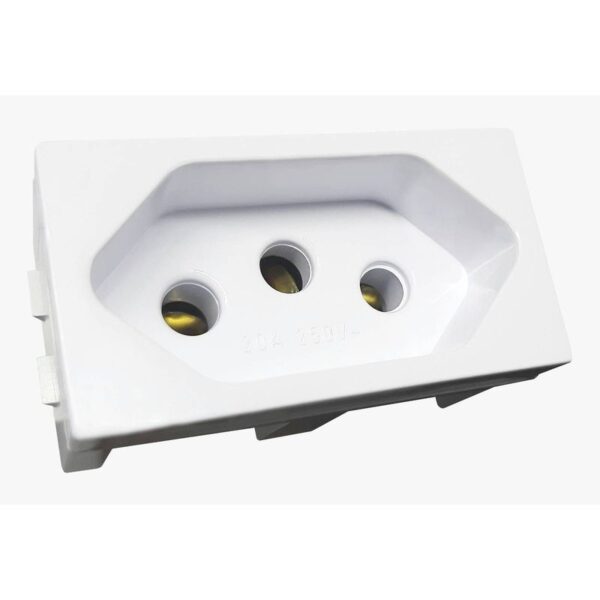 MODULO TOMADA 2P+T 20A BRANCO HOME B.LUX