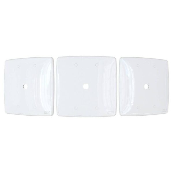 PLACA C/ FURO 4X4 BRANCO FINESSE B.LUX