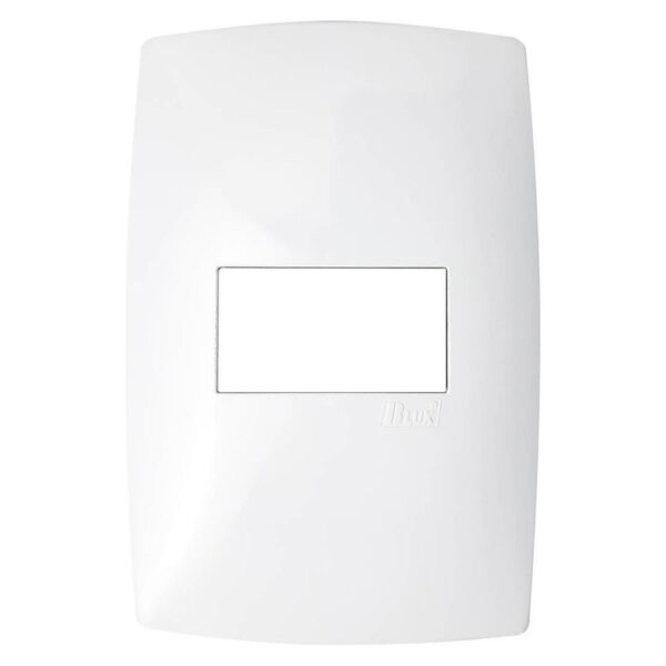 PLACA  4X2 1 MOD. HORIZONTAL BRANCO HOME B.LUX