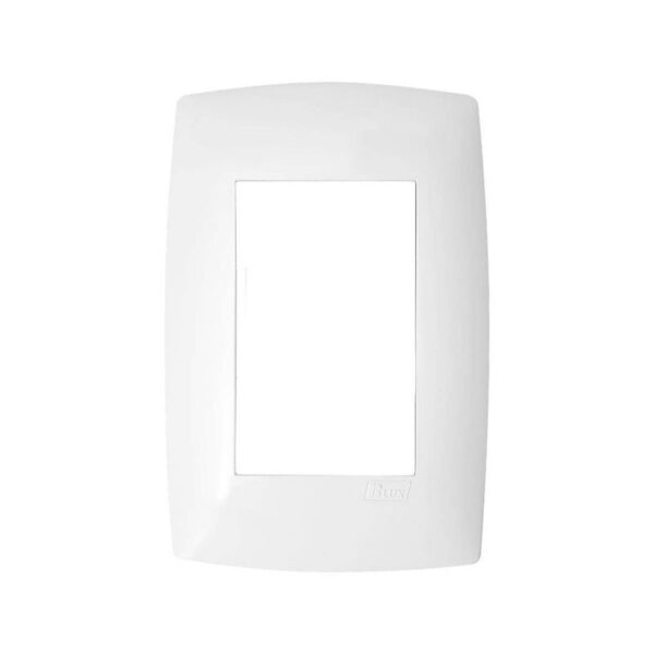 PLACA  4X2 3 MOD. BRANCO HOME B.LUX