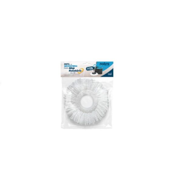 REFIL DE MICROFIBRA P/ MOP ROTATORIO SLIM/INOX NOBRE