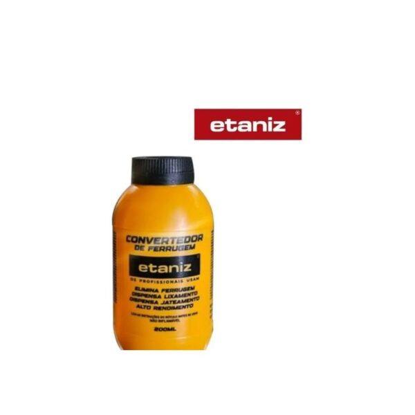 CONVERTEDOR FERRUGEM FR/200ML ETANIZ CHESIQUIMICA