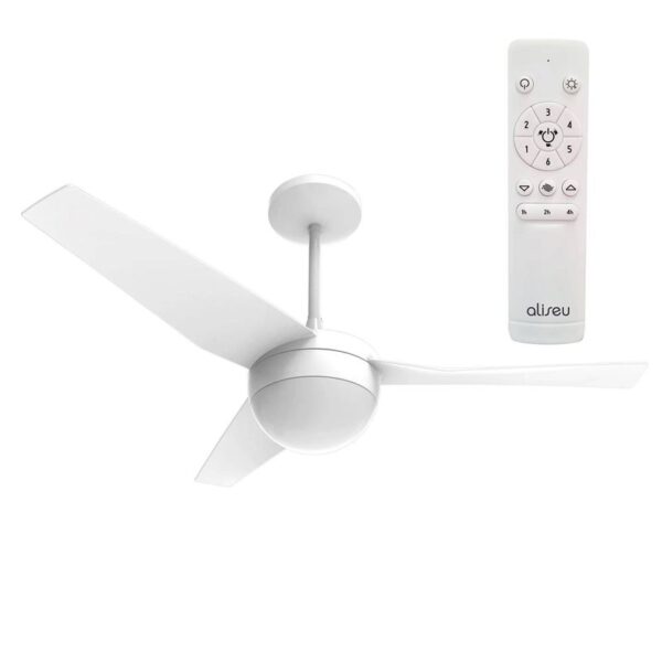VENTILADOR DE TETO C/ CONTROLE REMOTO BCO JET ECO ALISEU