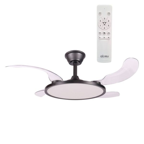 VENTILADOR DE TETO RETRATIL C/ CONTROLE REMOTO BIVOLT PTO COSMOS ALISEU