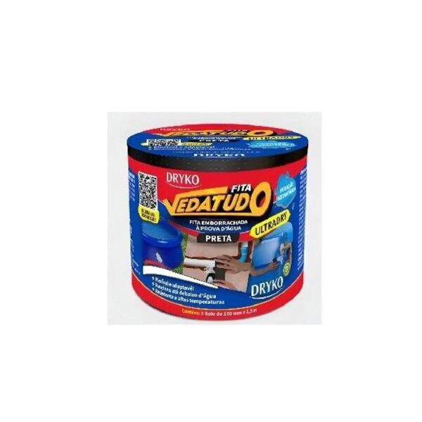 DRYKOFITA P/CAIXA D'AGUA PRETO 1,5M DRYKO