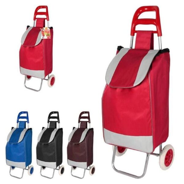 CARRINHO DE COMPRAS 95CM CORES SORTIDAS ZEIN IMPORT