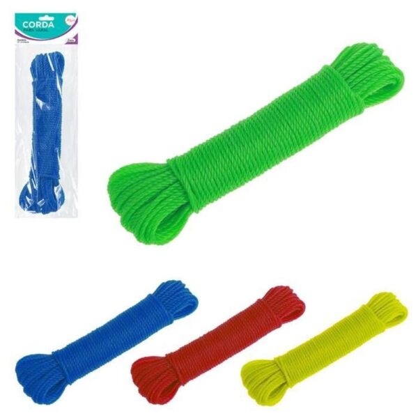 CORDA VARAL NYLON 20MTS CORES SORTIDA ZEIN IMPORT