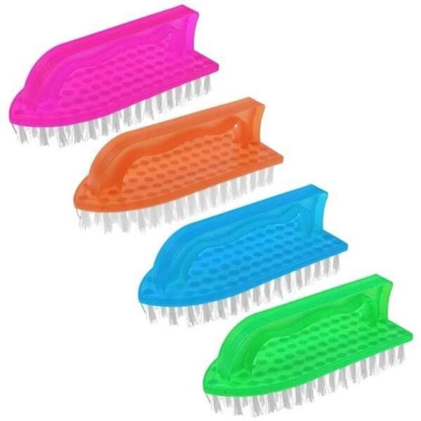 ESCOVA DE LIMPEZA CABO PLAST 19CM CORES SORTIDAS ZEIN IMPORT