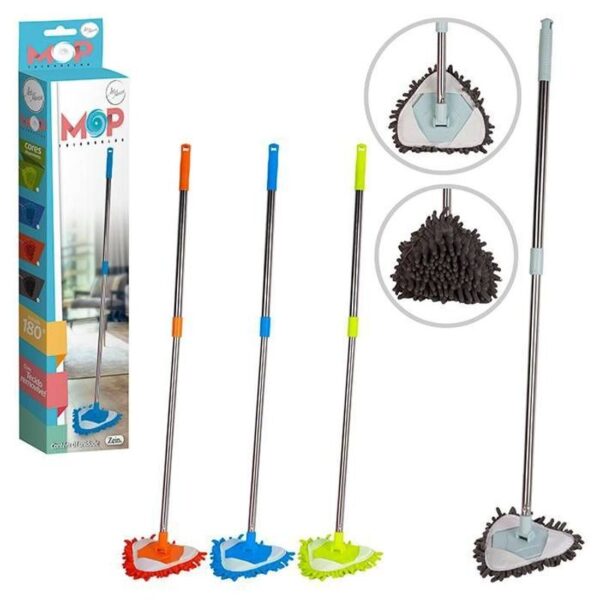 MOP TRIANGULAR 180 ALUMINIO CORES SORTIDAS ZEIN IMPORT