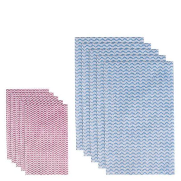 PANO MULTIUSO LIMPEZA 5PCS 30X50CM CORES SORTIDAS ZEIN