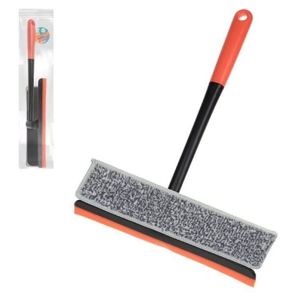 RODO C/ ESFREGAO 27CM LARANJA/PRETO ZEIN IMPORT