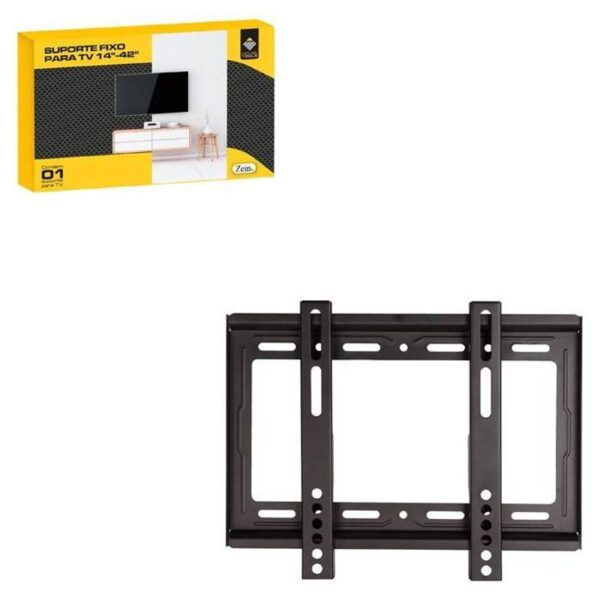 SUPORTE FIXO P/ TV 14-42 PRETO ZEIN IMPORT