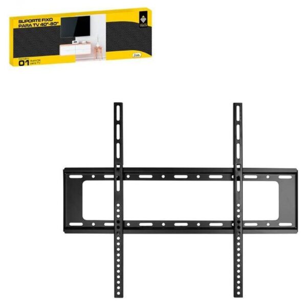 SUPORTE FIXO P/ TV 40-80 PRETO ZEIN IMPORT