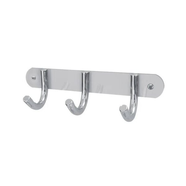 CABIDE ALUMINIO 3 GANCHOS CROMADO SICMOL