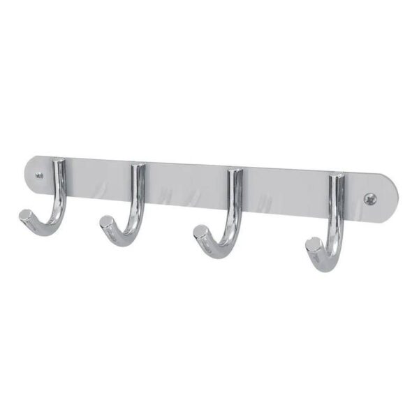 CABIDE ALUMINIO 4 GANCHOS CROMADO SICMOL