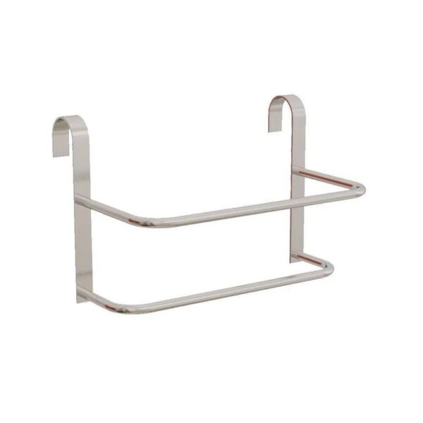 PORTA TOALHA ALUMINIO BOX 2 HASTES CROMADO 395X265X235 SICMOL